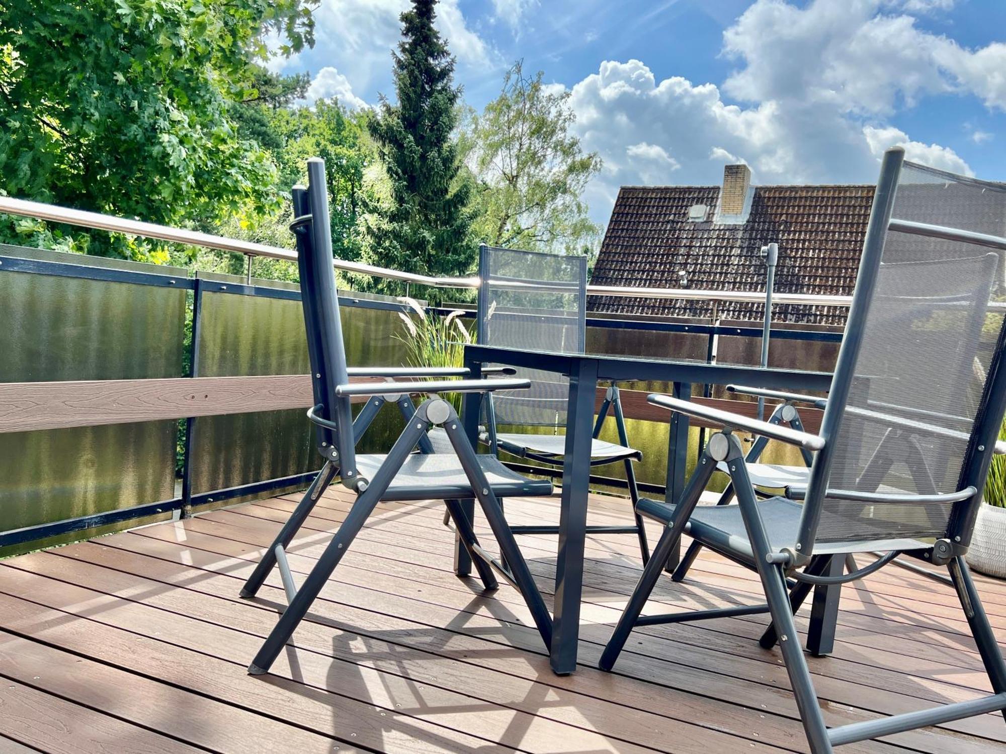 Peedy'S Luxurioese 60M² Wohnung Mit Balkonterrasse Штаде Экстерьер фото